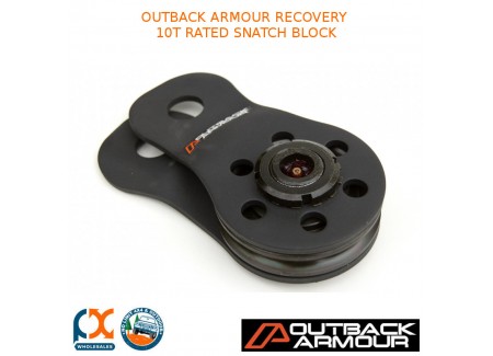 Outback Armour Recovery 10t Rated Snatch Block